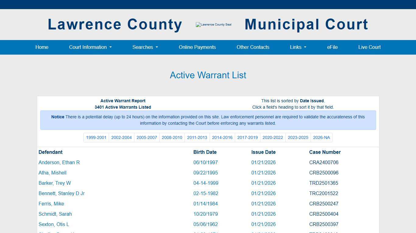 Lawrence County Municipal Court